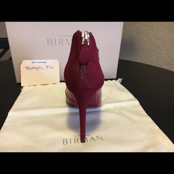 FINAL SALE Eel suede booties Size 6 1/2, new box, shoe bag, worn once org $895. - Picture 6 of 9